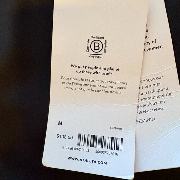 NWT Athleta Peak Hybrid Fleece Tight - Picture 6 of 7